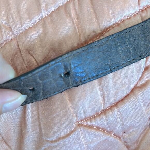 Jessica Simpson Boho Western Brown Belt with Silver Buckle & Silver Conchos - Picture 9 of 10